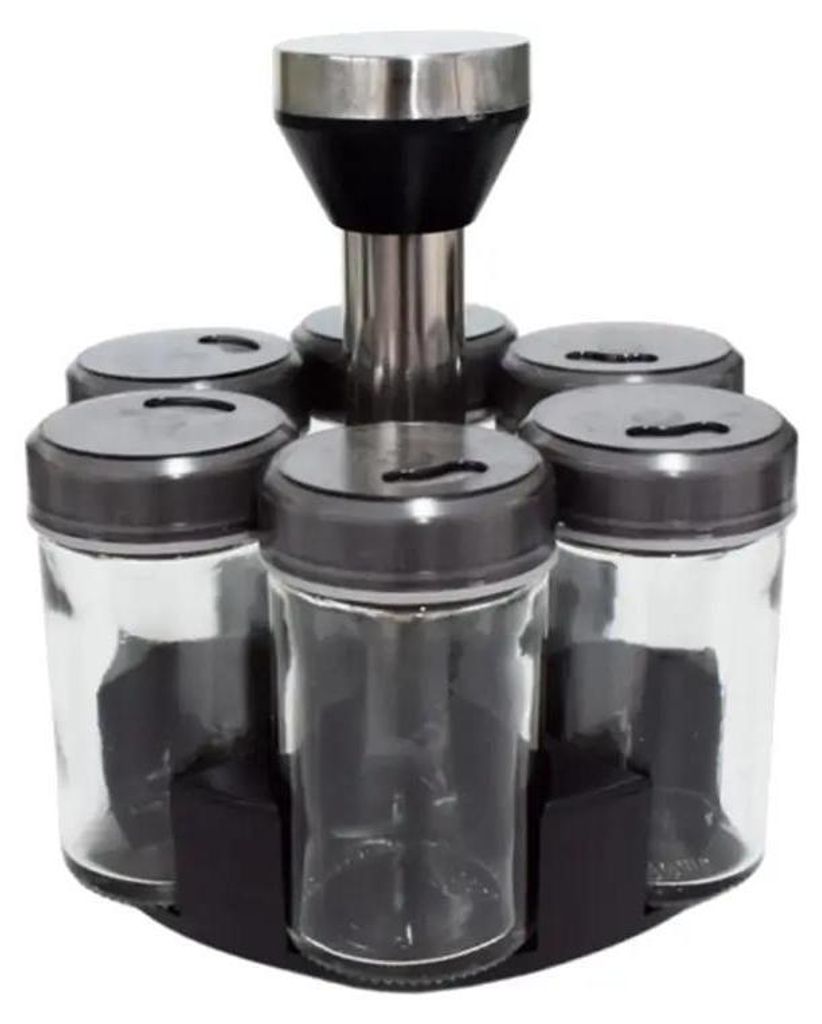 Verk 27046 Grani di pepe in supporto rotante 6 pz Immagine del prodotto 