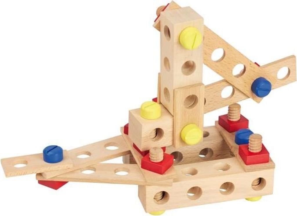 Werkbank Spielzeug Set, 70 Teile, Holz, Inklusive Werkzeuge, Ab 3 Jahren