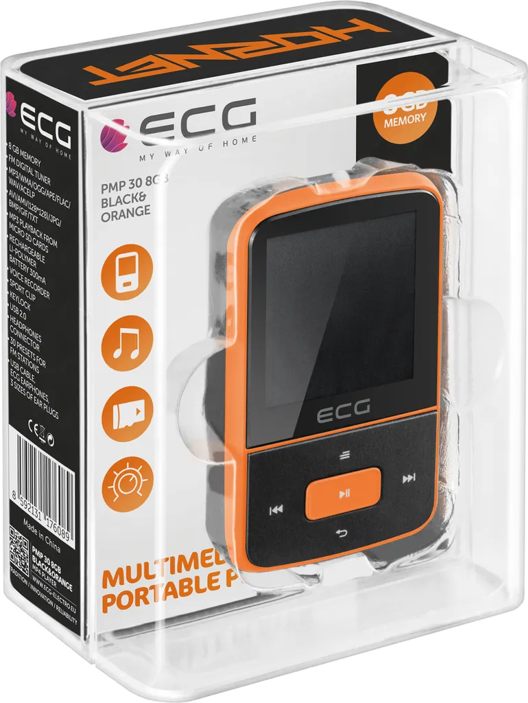 Lecteur MP4 de Sport ECG PMP 30 8GB Idéal pour Sport et Randonnée