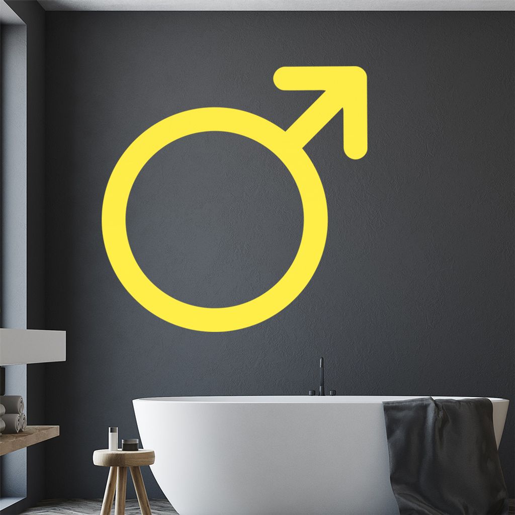 Männliches Geschlecht Wandtattoo Wandaufkleber Wall Sticker - Dekoration, Küche, Wohnzimmer, Schlafzimmer, Badezimmer