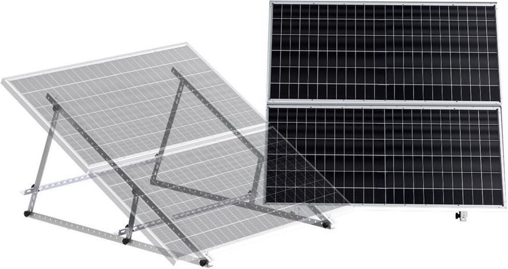 2er Set PV Halterung 118cm Verstärkter Solarmodul Produktbild 4
