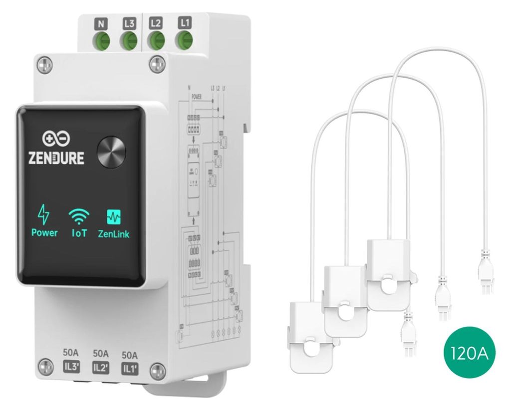 Zendure Smart Meter 3CT 120A  0% MwSt. (gem. §12, Abs. 3 Produktbild 