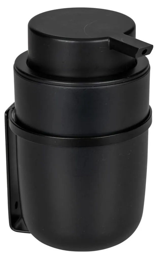 Distributeur de savon Turbo-Loc Carpino noir WENKO - Fixation sans trou