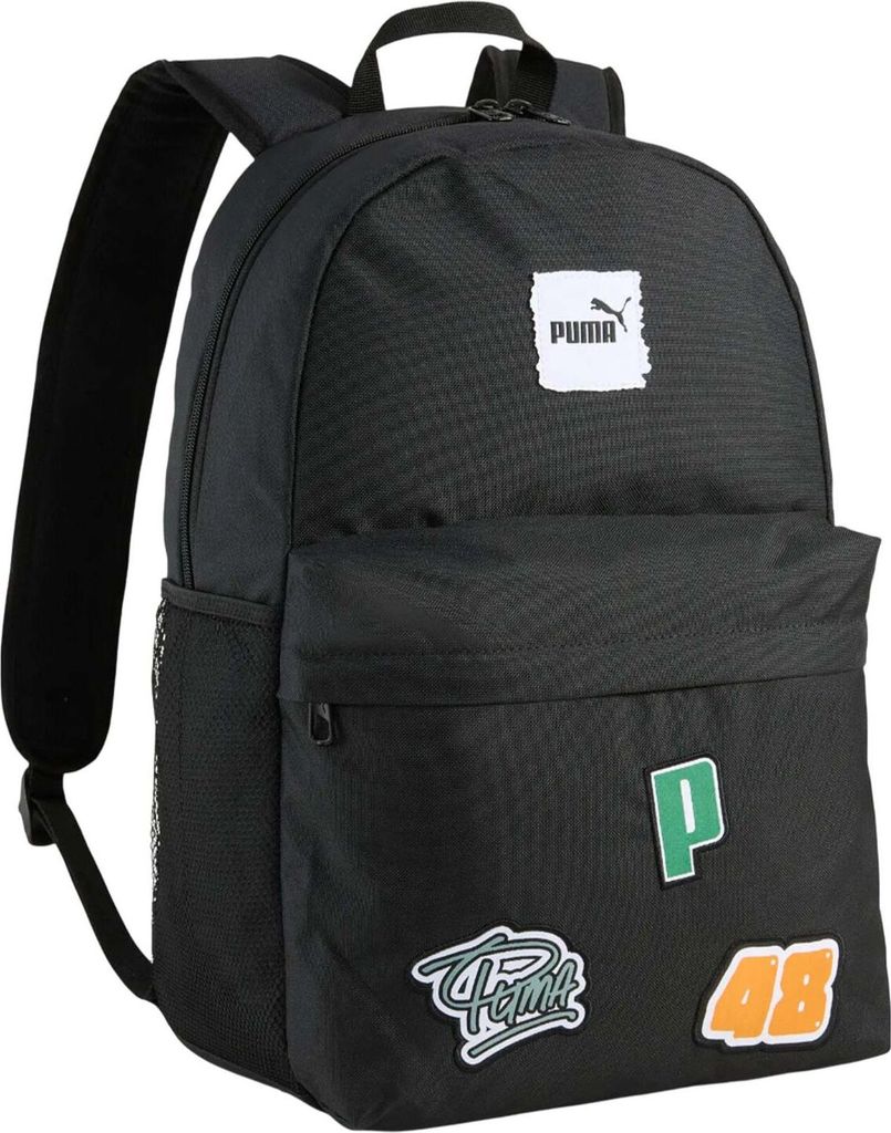 Puma Phase PATCH Backpack 20 Liter Rucksack 091161 puma black