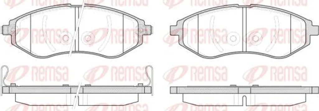 Plaquettes de Frein REMSA 0986.02 : Stop aux Bruits et Freinage Mou