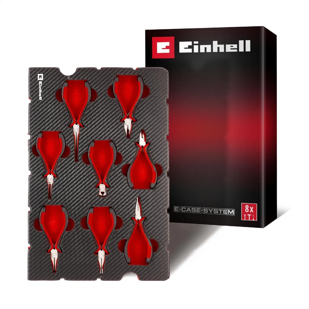 Organisez votre mallette E-Case avec l'insert 8 pinces de précision Einhell - 10
