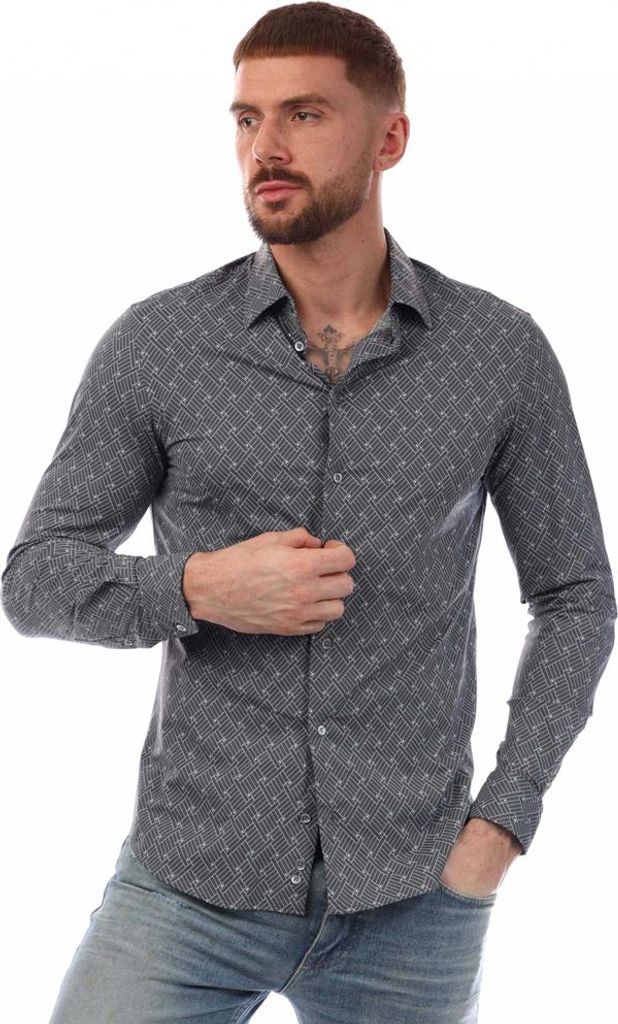 Emporio Armani - Hemd für Herren GT10467 (L) (Grau)