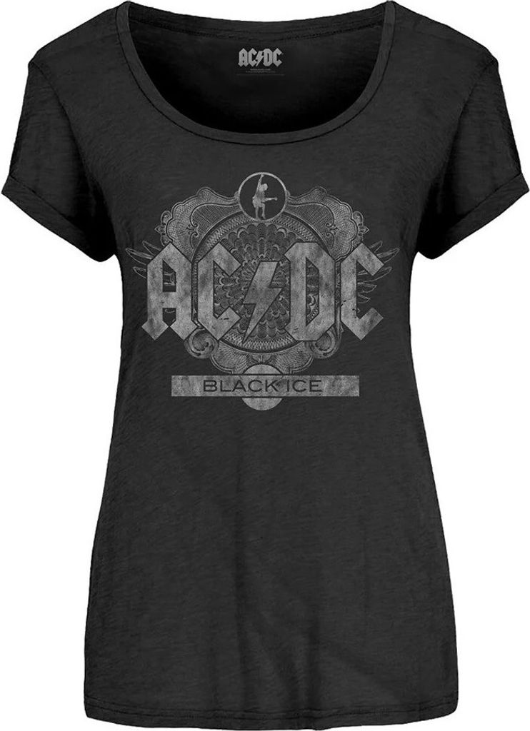 AC/DC - Dámské tričko "Black Ice" RO1039 (M) (černá) Obrázek produktu 