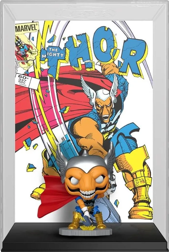 Funko Pop Marvel Comic Covers Thor 337 Beta Ray Bill avec Boîtier Rigide