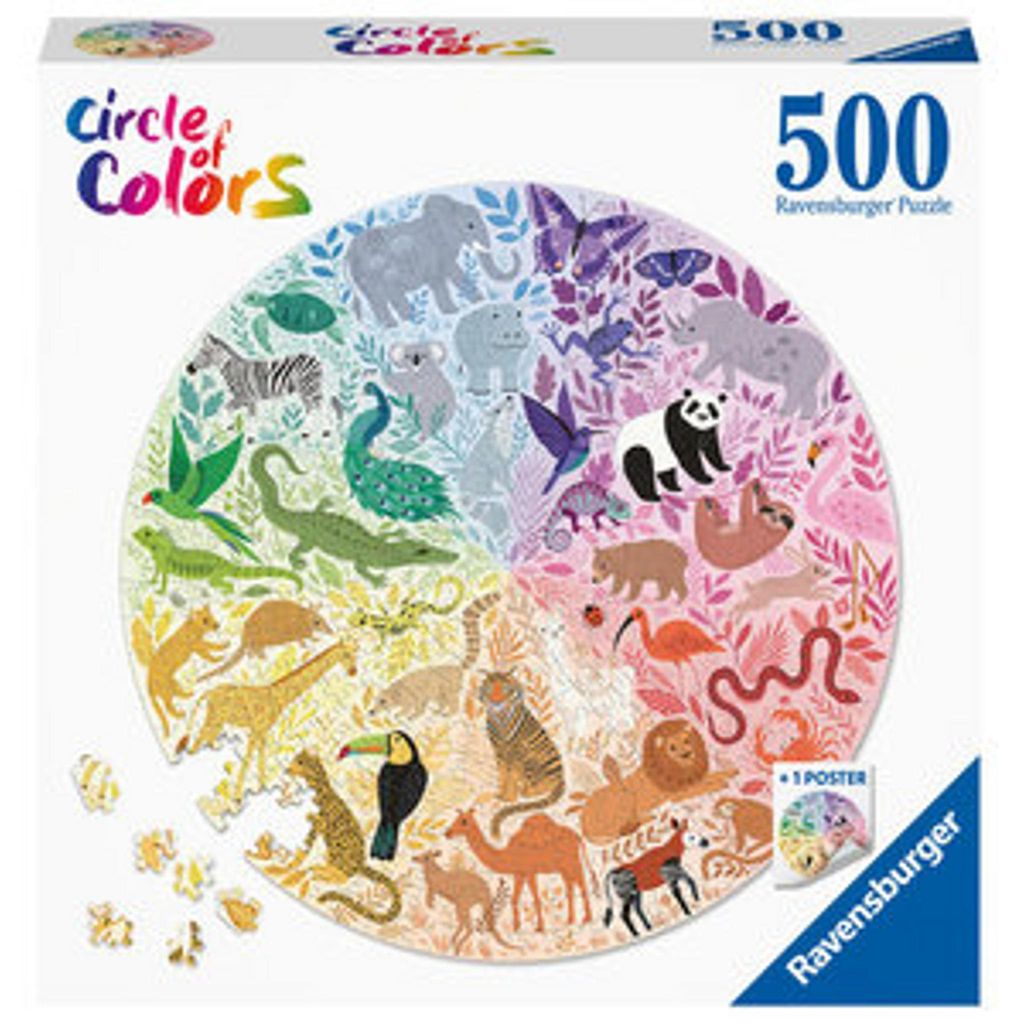 Ravensburger Puzzle 17172 Circle of Colors -Animals 500 Produktbild 