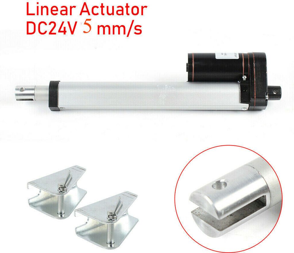 Linearantrieb 24V DC, 30mm Hub, 750N Kraft, IP54, Mit