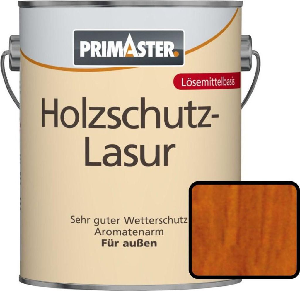 Primaster Holzschutzlasur 2,5 L teak