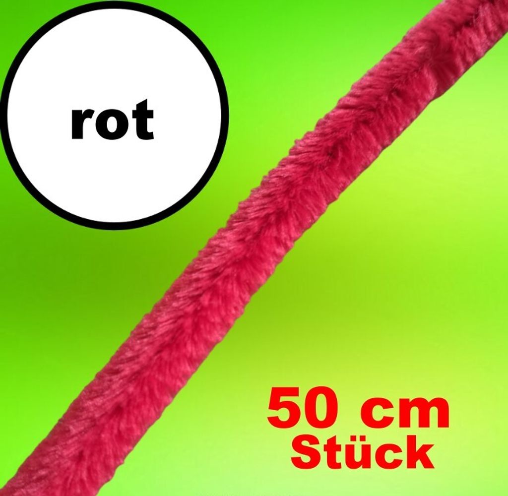 50 cm Stück rot - Nabenputzringe Fahrrad Putzringe Produktbild 