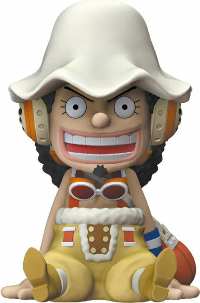 Tirelire One Piece Lysop en PVC - Ne Cassez Plus Votre Tirelire pour l'Ouvrir