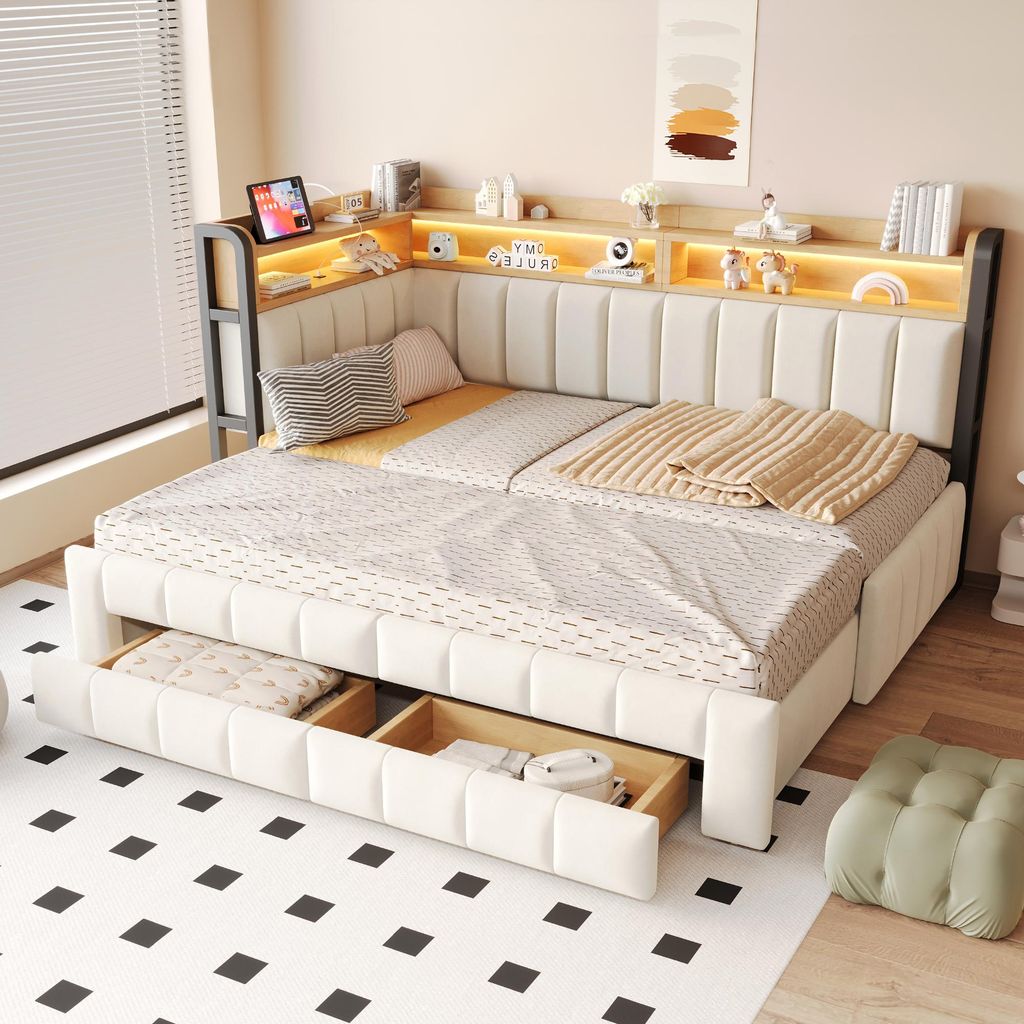 Divano letto Flieks 90x200 cm / 180x200 cm con meccanismo Immagine del prodotto 