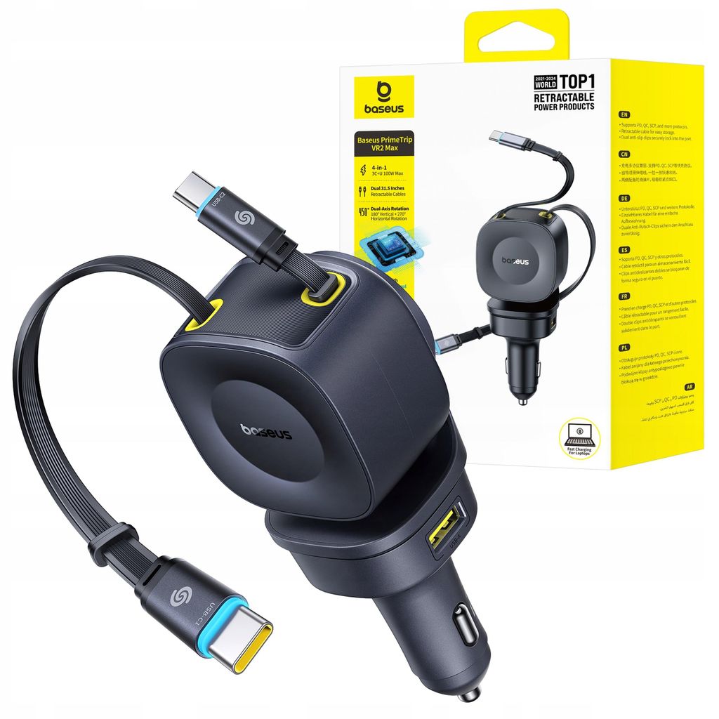 Cargador de coche Baseus Primetrip VR2 Max de 60W con Imagen del producto 