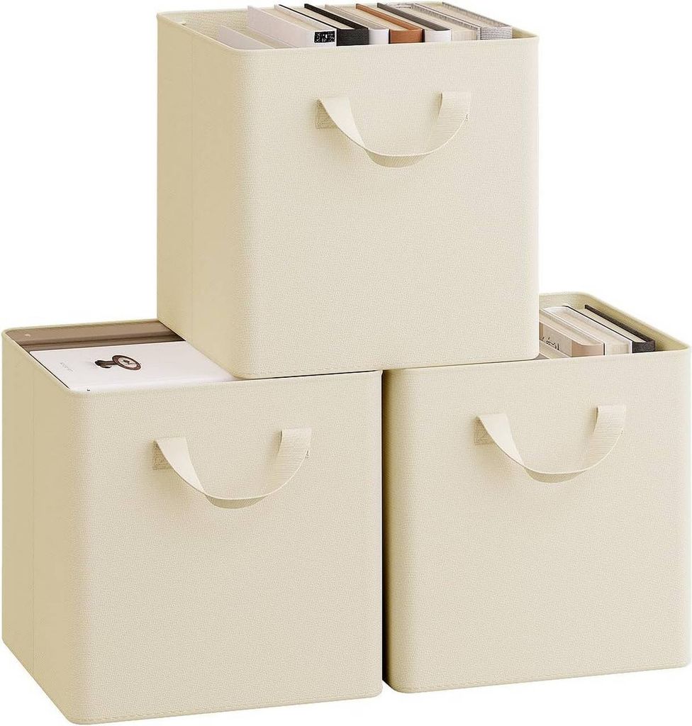 WOLTU Faltbare Aufbewahrungsboxen 3 Stück, ohne Deckel Produktbild 