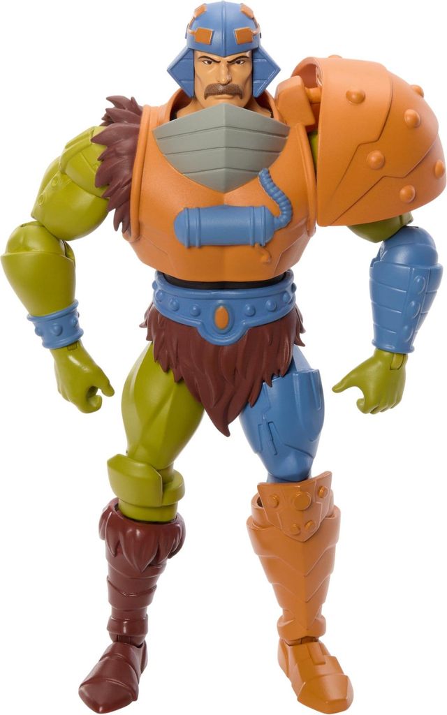 Masters of the Universe Origins 200X Spielzeug, ca. 14 cm große Man-At-Arms-MOTU-Actionfigur aus der Cartoon-Kollektion, 6 Jahr(e), Mehrfarbig, Ku...
