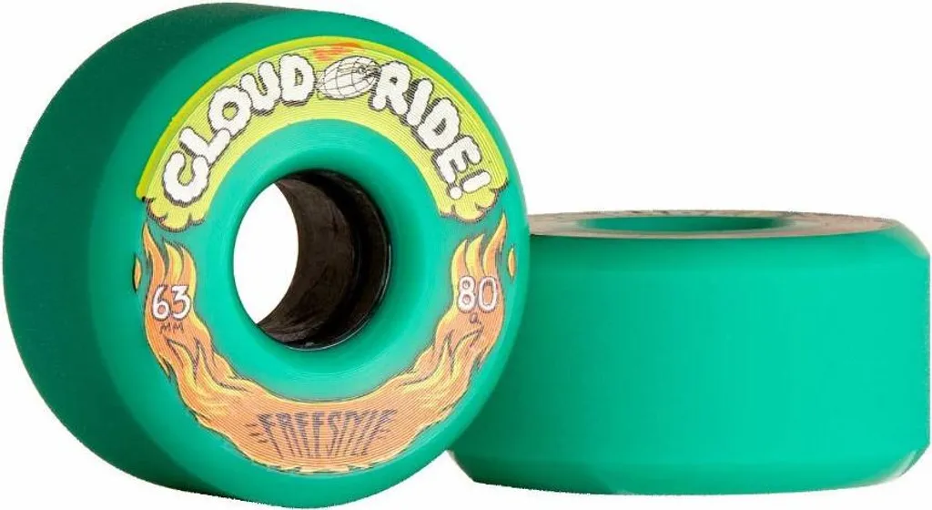Roues Skateboard 63mm Cloud Ride - Idéales pour Balade et Freestyle