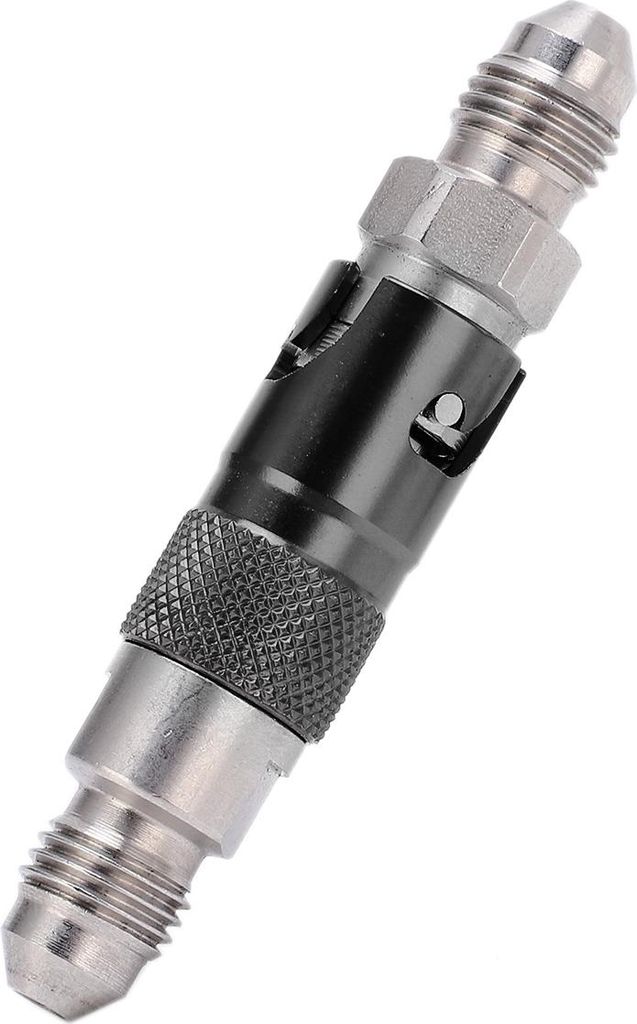 Motorrad-Bremsleitung Flüssigkeit Schnellverschluss Adapter Edelstahl UniversalSchwarz
