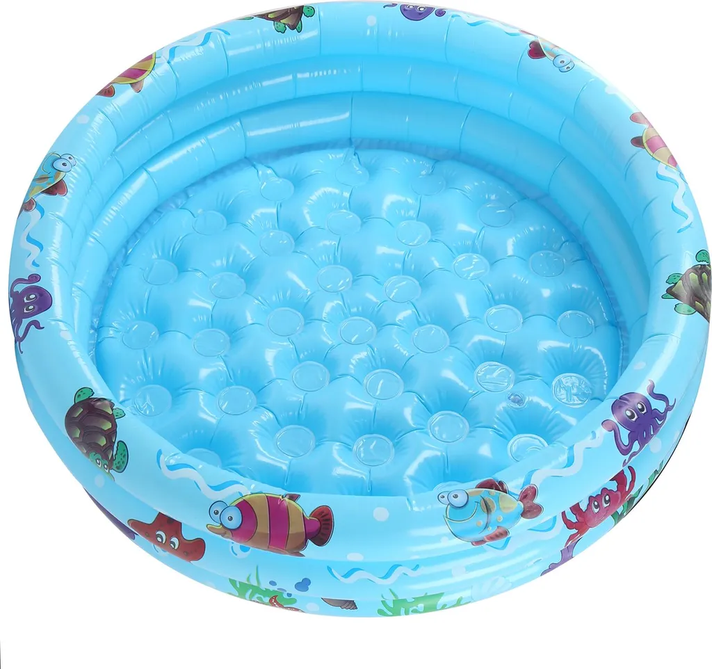 Piscine gonflable enfant 120cm : solution fraîcheur compacte et facile