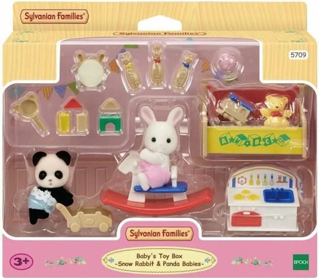 Jouet Figurine Sylvanian Families 5709 Lapin Chocolat Miniature Maison