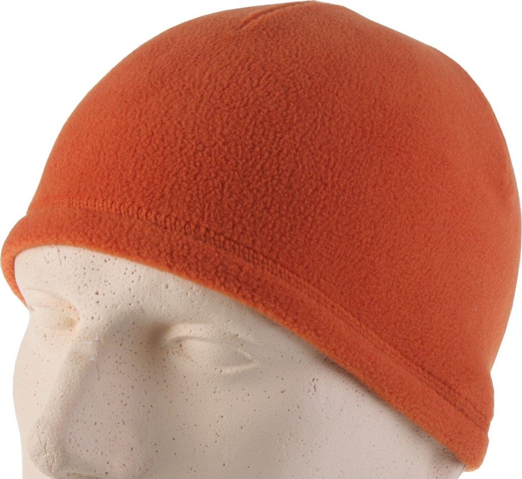 (( earbags | BEANIES aus Glooove Fleece , rost, M