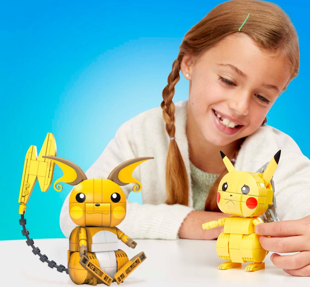 Mega Construx Pokémon Trio (Pichu, Pikachu, Raichu) Produktbild 3