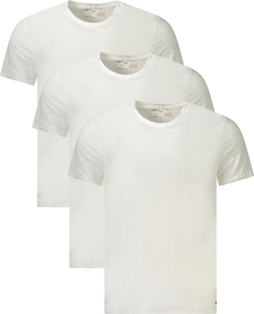 Calvin Klein 3er Pack Rundhals TShirt mit Sticklogo : Größe - S Größe: S