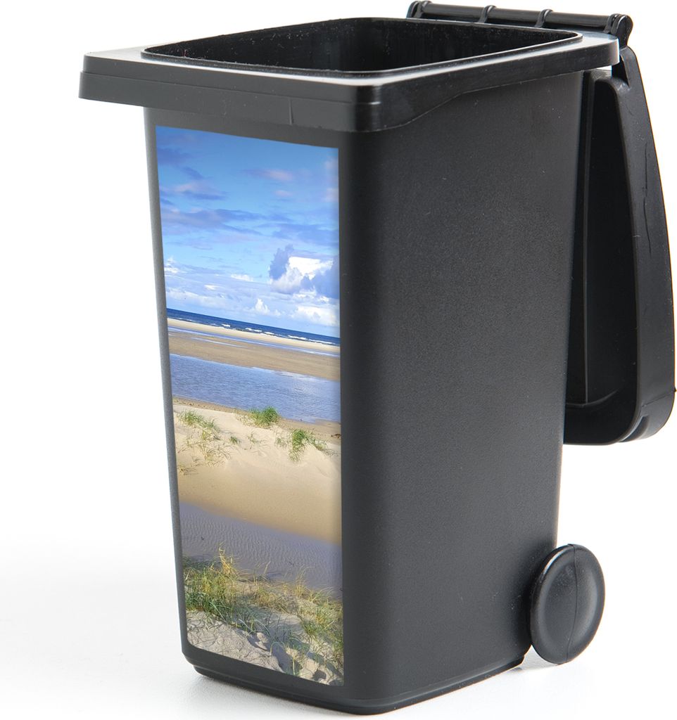 MuchoWow Mülltonnenaufkleber Die Dünen von Vlieland 38x80 cm - Behälteraufkleber - Mülleimer-Aufkleber - Container-Aufkleber