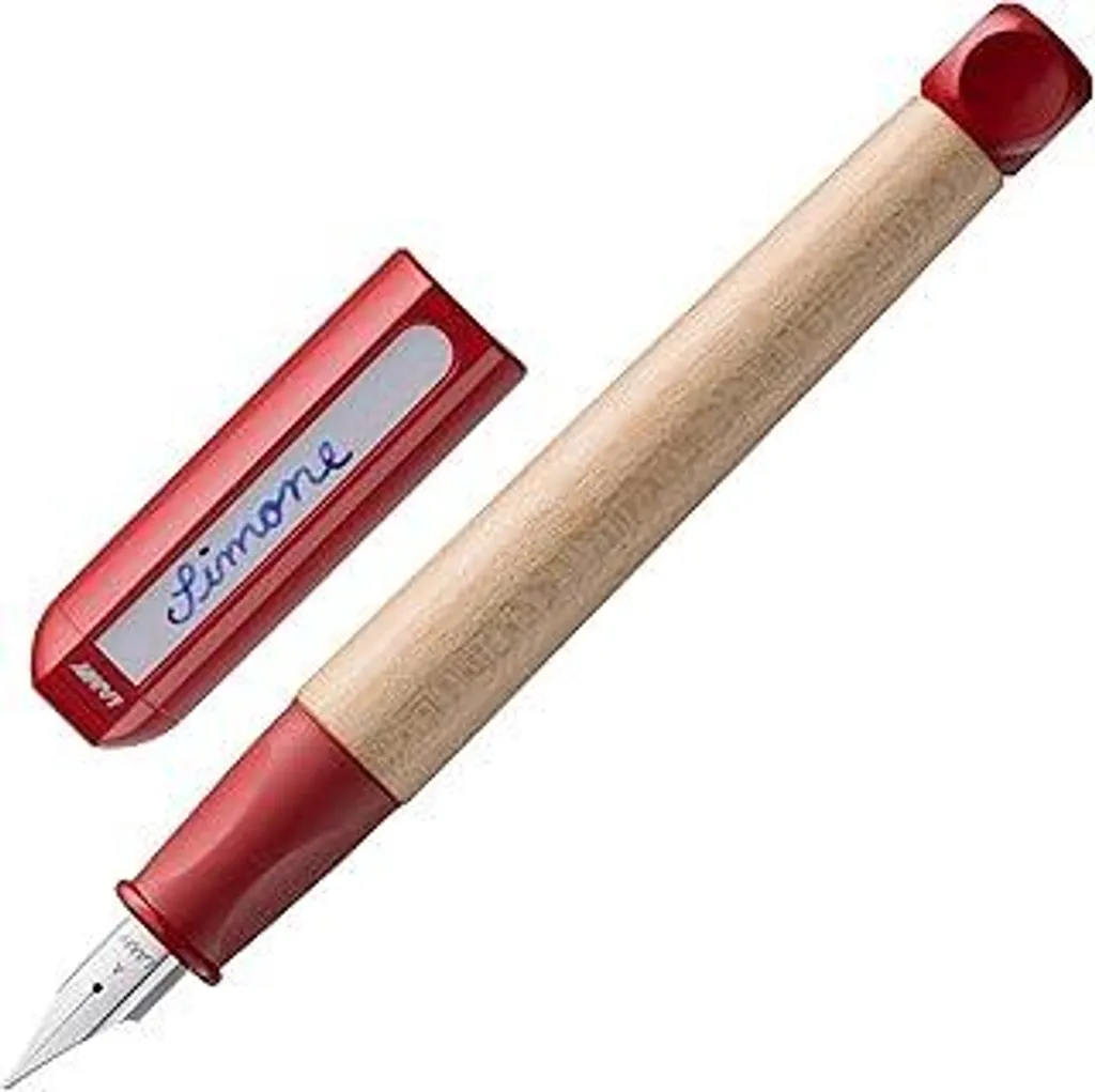 Lamy abc Red Penna Stilografica Ergonomica per Bambini Scuola Primaria