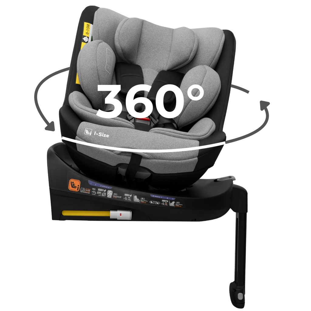 KidsZone Seggiolino Auto 0-36 kg Isofix Girevole 360° - Immagine del prodotto 