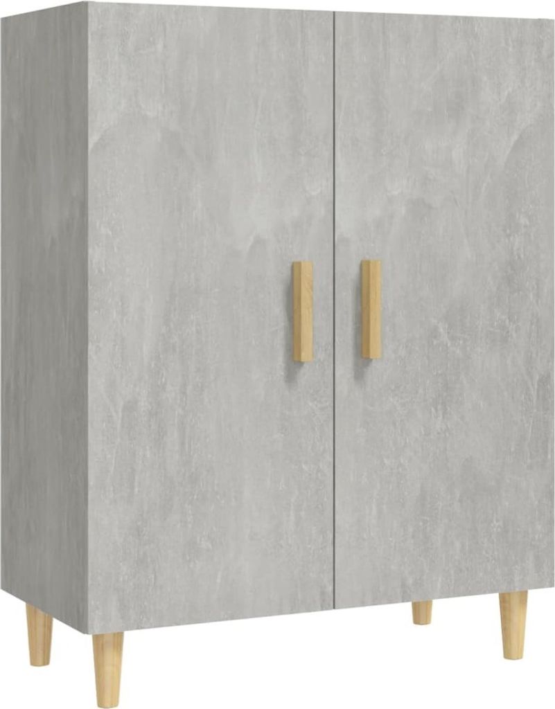 Sideboard Betongrau 70x34x90 cm Holzwerkstoff