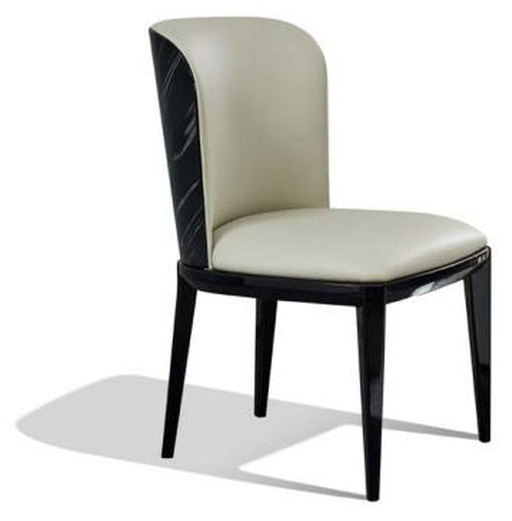 Stuhl Leder Milch Holz Neu Kreative Modern Design Möbel Luxus Esszimmer Stühle