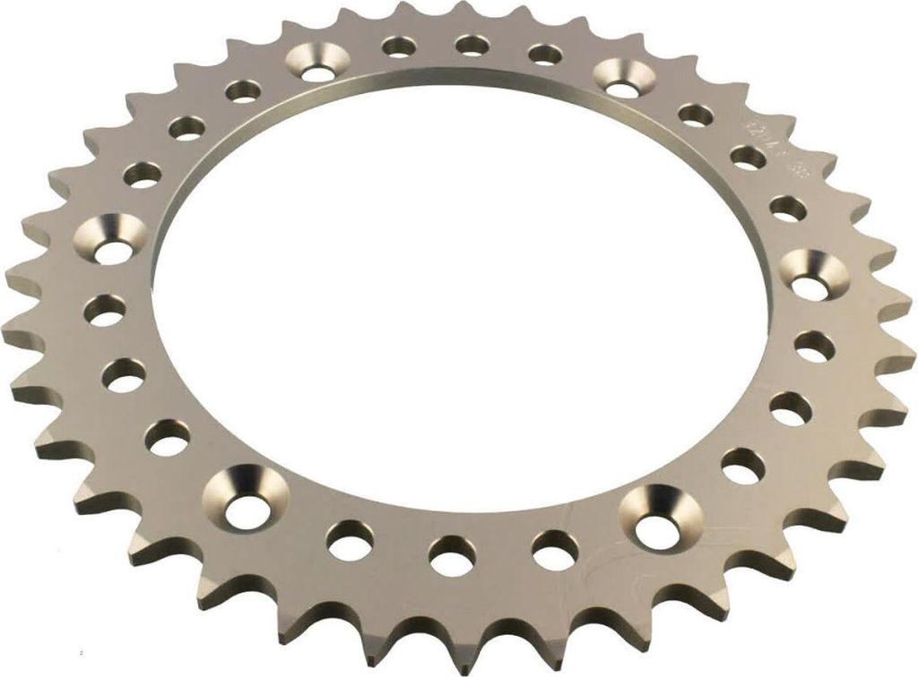 ESJOT Krone 38 Zähne Teilung 520 Silber Aluminium 51-32043-38