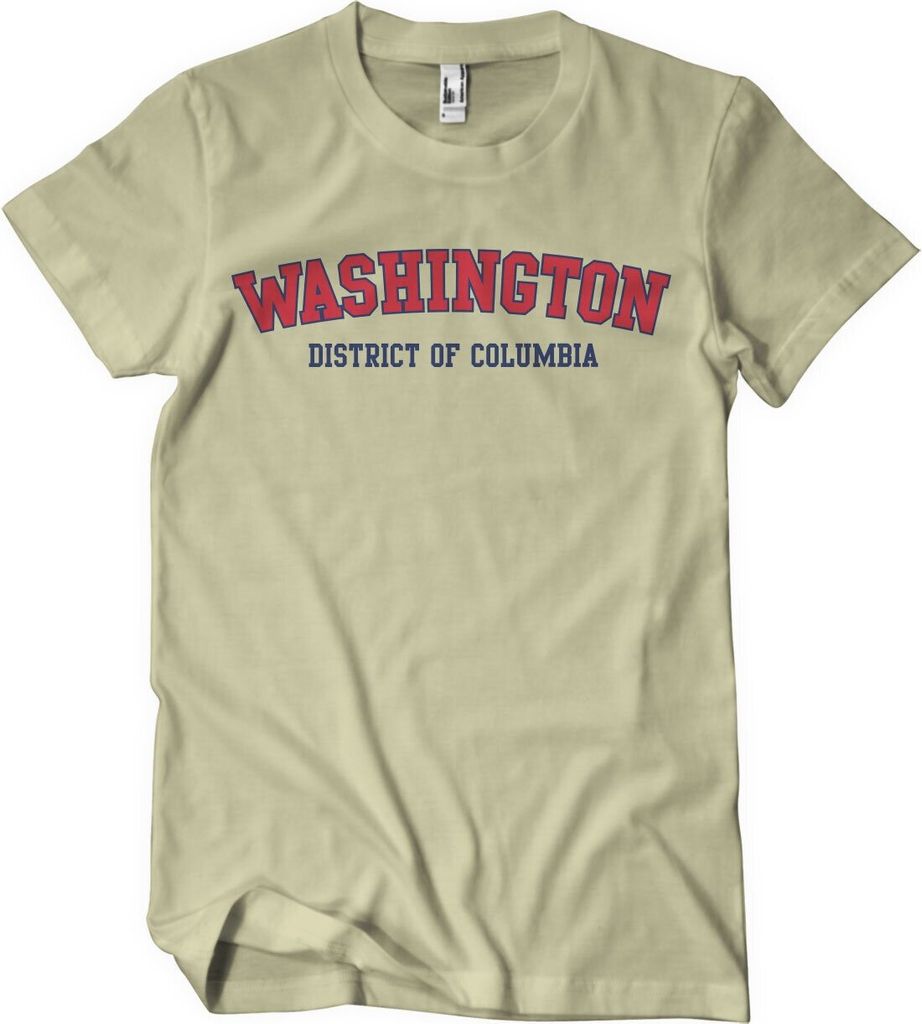 Washington - District Of Columbia T-Shirt - Small - Khaki