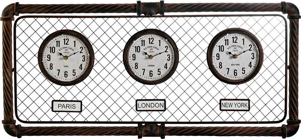 Horloge murale décorative Home ESPRIT pour habiller un grand mur vide