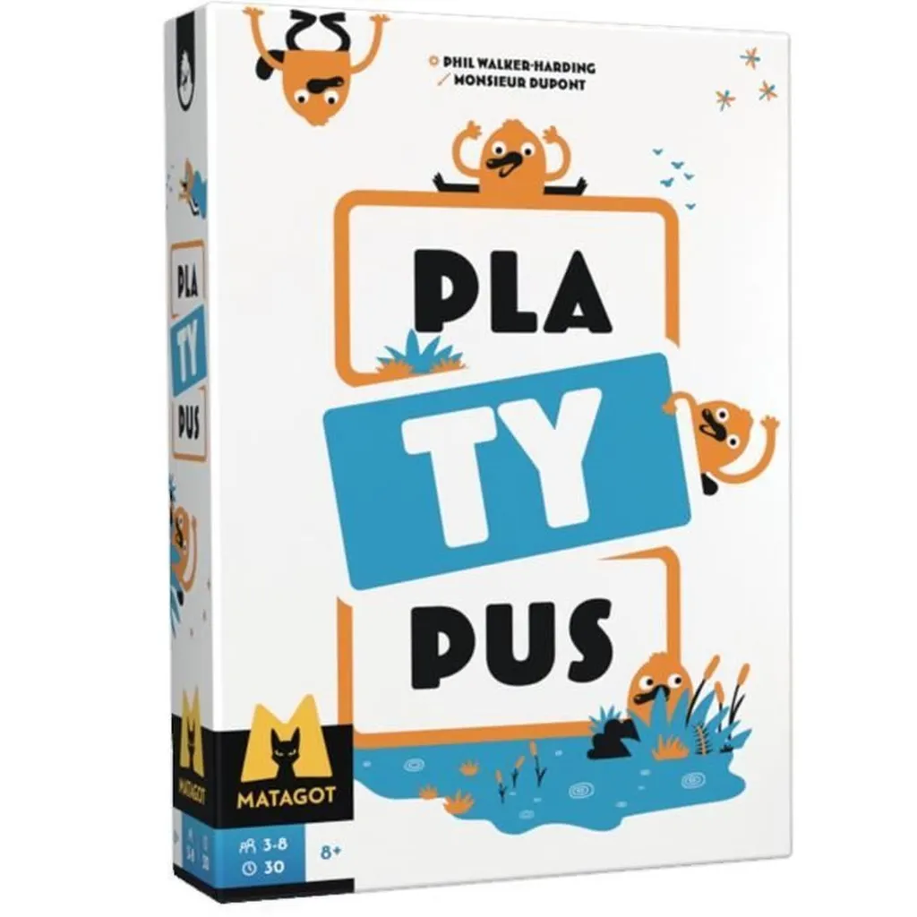 Jeu de Société de Déduction Platypus Asmodee pour Enfant et Adulte 8+