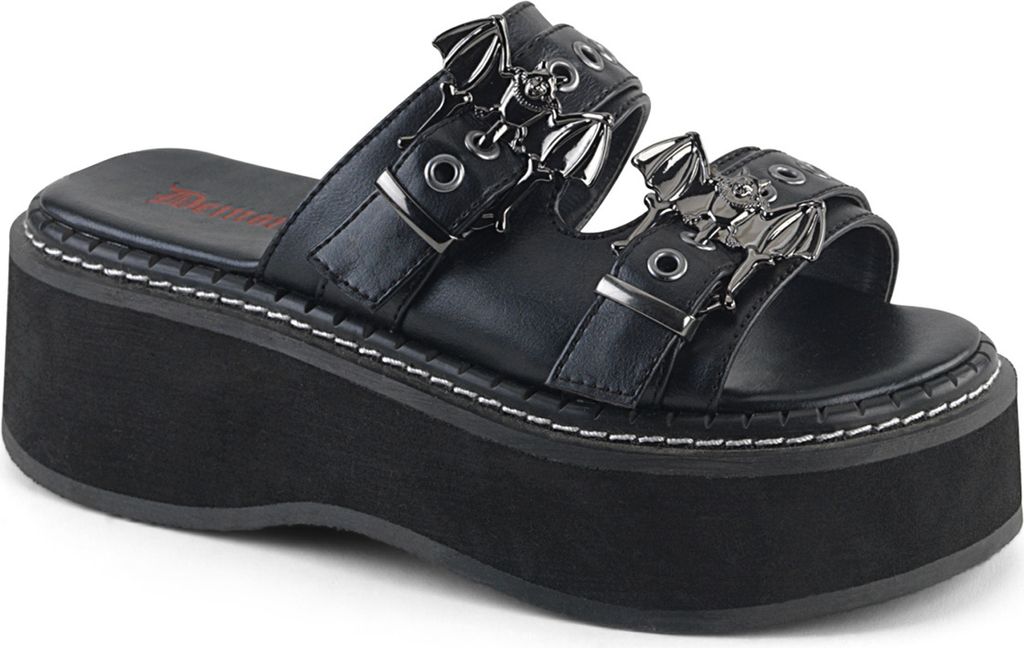 EMILY-100 Damen Sandale von DemoniaCult, Schwarz EU 40, US Produktbild 