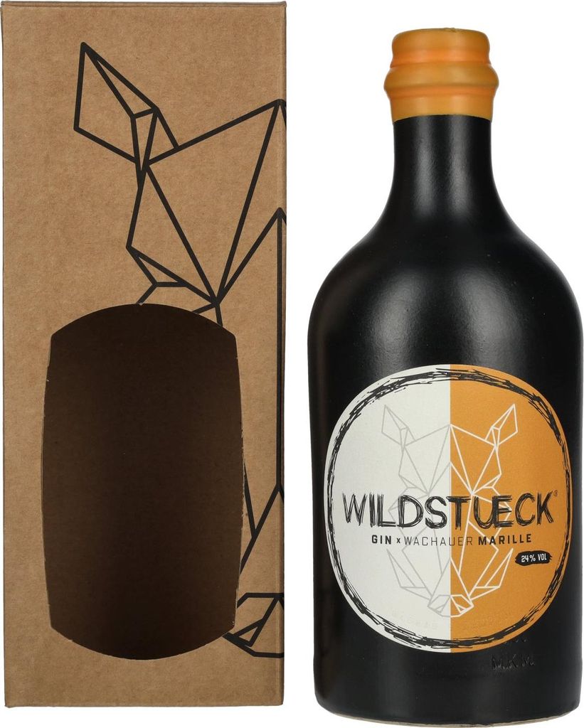 Wildstueck Gin x Wachauer Marille 24% Vol. 0,5l in Geschenkbox