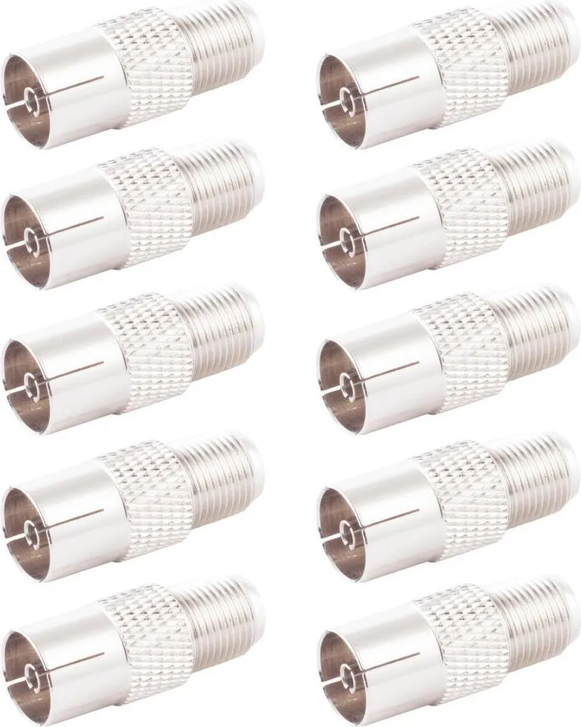 Raccord Câble Antenne Femelle IEC vers F Femelle pour Décodeur TNT