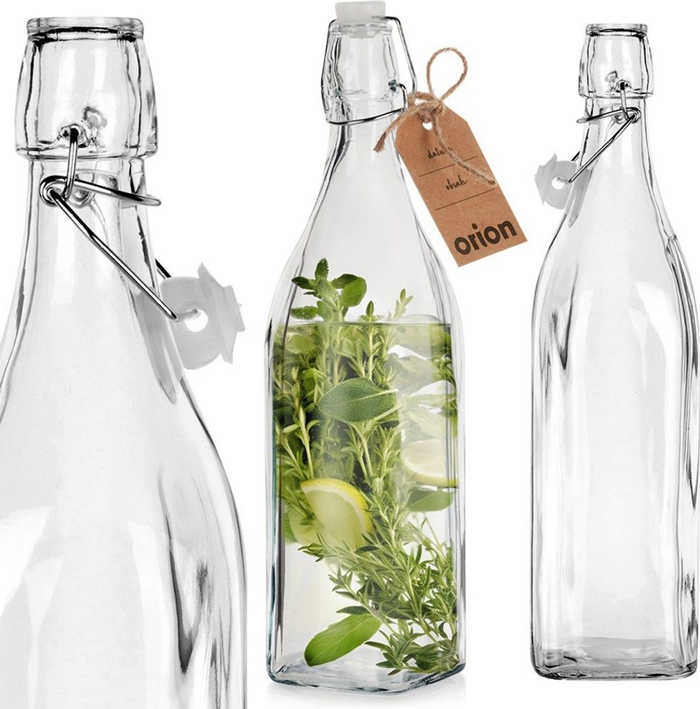 Orion Weinflasche Likörflasche Glasflasche 1l