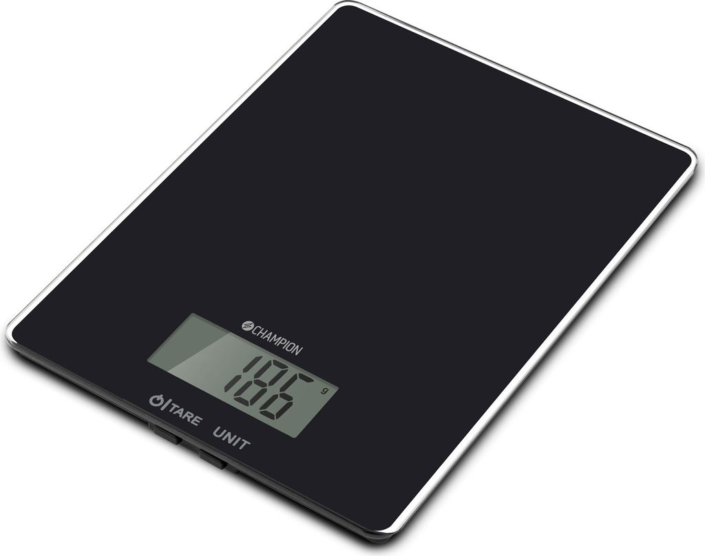 Küchenwaage Glas 5kg KV110 Schwarz