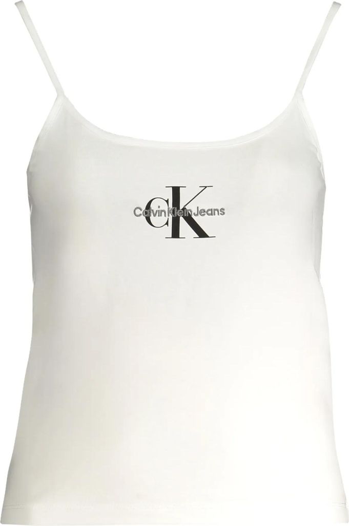 Calvin Klein Damen TANKTOP Weiß J20J223105_BIYAF : Größe - XS Größe: XS