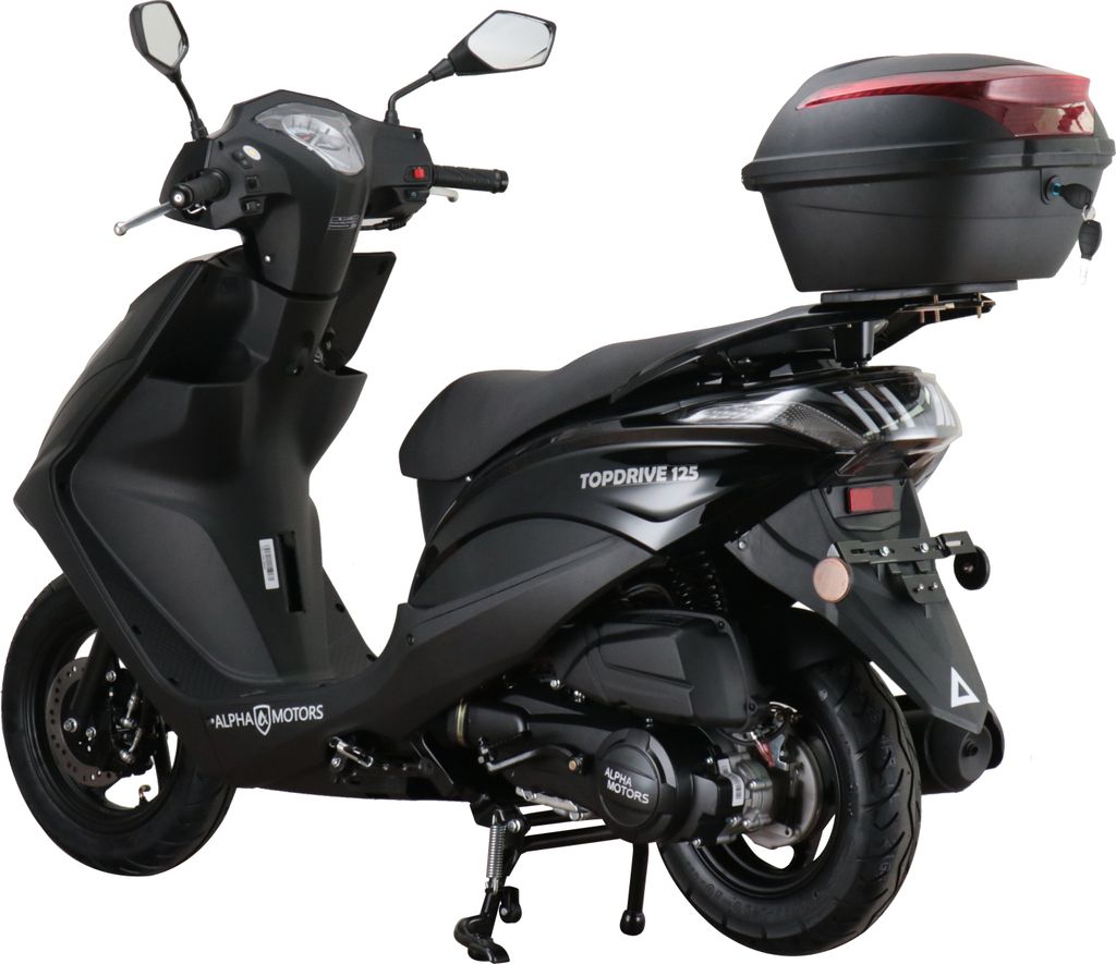 Motorroller Topdrive 125 ccm 85 km/h EURO 5+ schwarz inkl. Produktbild 3