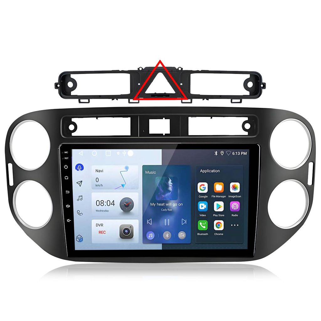 4+64GB Android13 Autorádio 8kern CarPlay android auto DAB+ Obrázok produktu 