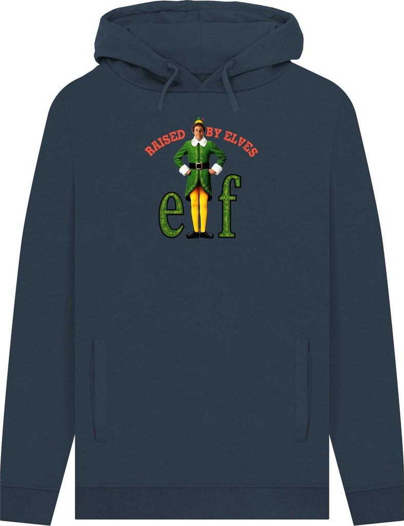 Elf - "Raised By Elves" Kapuzenpullover für Herren/Damen Uni PN2045 (L) (Marine)