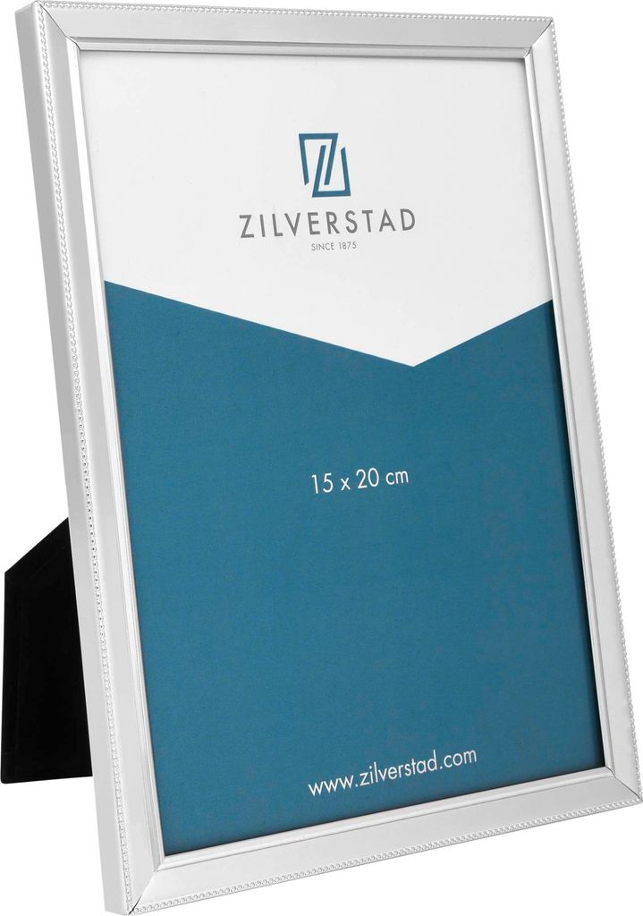 Zilverstad Perlrand silber 15x20 Metall Portrait schmal 7152231