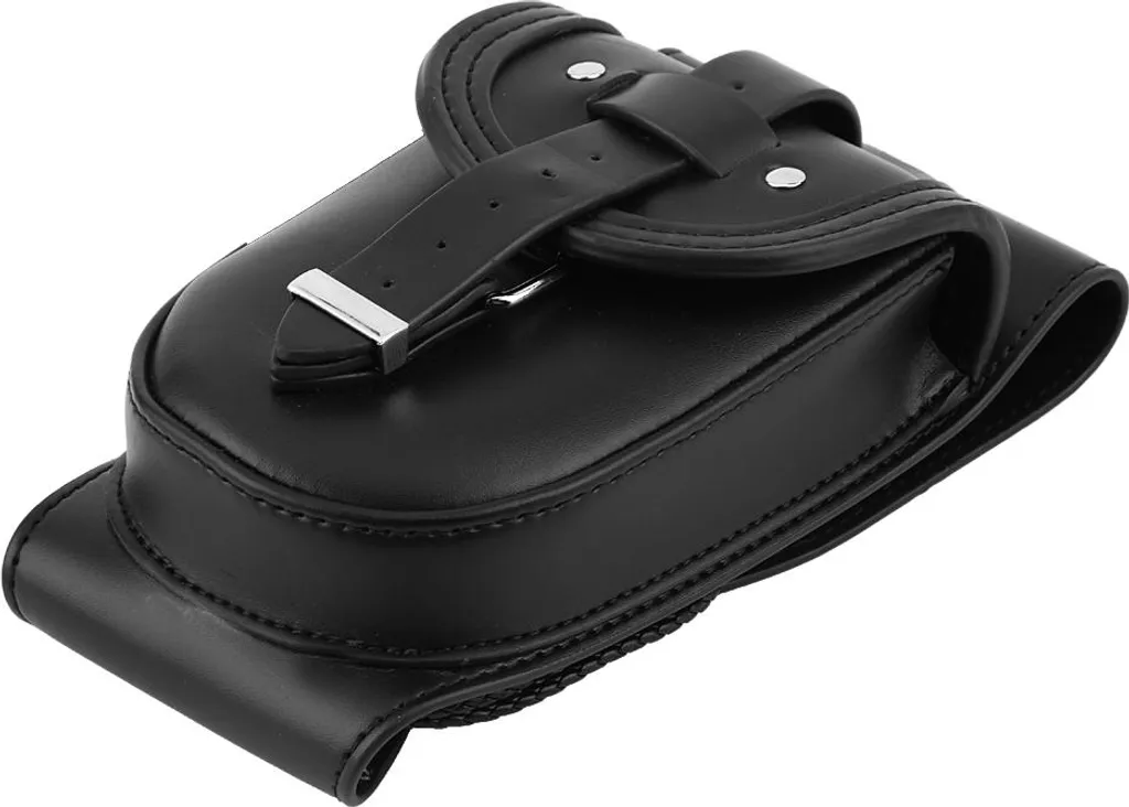 Sacoche moto pratique pour Sportster XL avec support GPS tablette en cuir