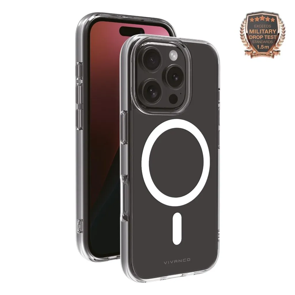 Protection iPhone 16 Pro Transparente pour Charge Induction MAG STEADY